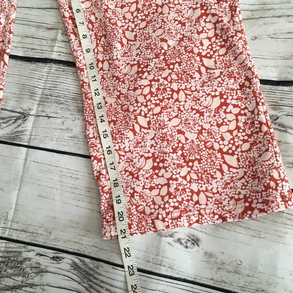 Lands End Womens Crop Pants Size S Stretch Elastic Waist Drawstring Pull On - Picture 8 of 8